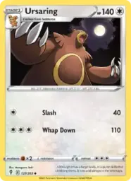 Reference image of Ursaring, Evolving Skies