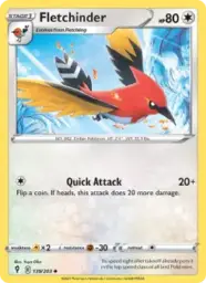 Reference image of Fletchinder, Evolving Skies