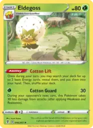 Reference image of Eldegoss, Evolving Skies
