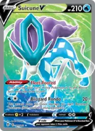 Reference image of Suicune V, Evolving Skies