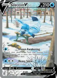 Reference image of Glaceon V, Evolving Skies
