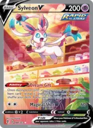 Reference image of Sylveon V, Evolving Skies