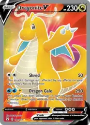 Reference image of Dragonite V, Evolving Skies