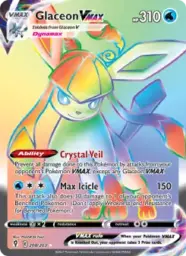 Reference image of Glaceon VMAX, Evolving Skies