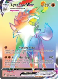 Reference image of Lycanroc VMAX, Evolving Skies
