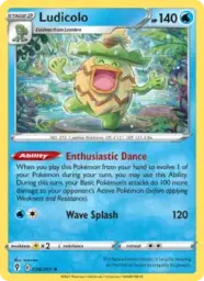 Reference image of Ludicolo, Evolving Skies