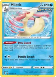 Reference image of Milotic, Evolving Skies