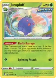 Reference image of Jumpluff, Evolving Skies