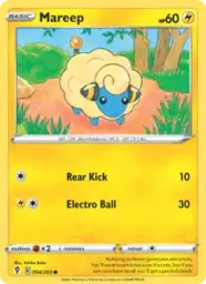 Reference image of Mareep, Evolving Skies