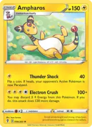 Reference image of Ampharos, Evolving Skies
