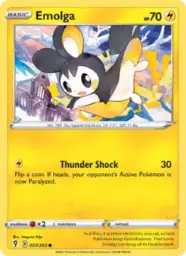 Reference image of Emolga, Evolving Skies