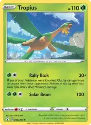 Reference image of Tropius, Evolving Skies