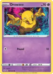 Reference image of Drowzee, Evolving Skies