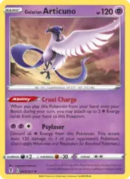 Reference image of Galarian Articuno, Evolving Skies
