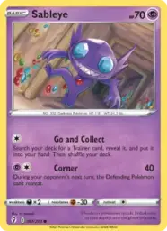 Reference image of Sableye, Evolving Skies