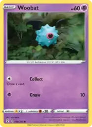 Reference image of Woobat, Evolving Skies