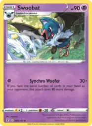 Reference image of Swoobat, Evolving Skies