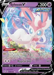 Reference image of Sylveon V, Evolving Skies
