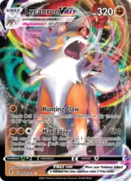 Reference image of Lycanroc VMAX, Evolving Skies
