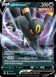 Reference image of Umbreon V, Evolving Skies