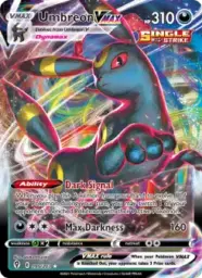 Reference image of Umbreon VMAX, Evolving Skies