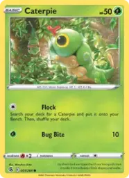 Reference image of Caterpie, Fusion Strike