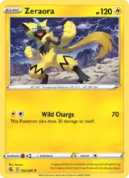 Reference image of Zeraora, Fusion Strike