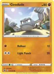 Reference image of Geodude, Fusion Strike