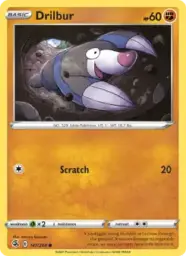Reference image of Drilbur, Fusion Strike