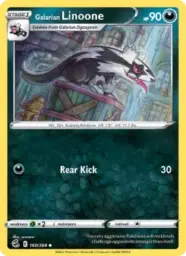 Reference image of Galarian Linoone, Fusion Strike