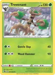 Reference image of Trevenant, Fusion Strike
