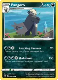 Reference image of Pangoro, Fusion Strike