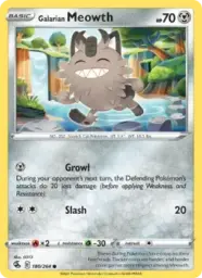 Reference image of Galarian Meowth, Fusion Strike