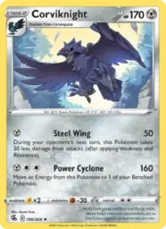 Reference image of Corviknight, Fusion Strike