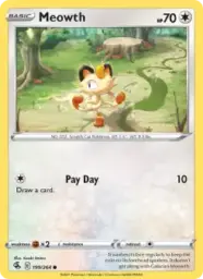 Reference image of Meowth, Fusion Strike