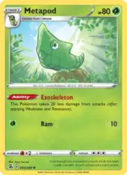 Reference image of Metapod, Fusion Strike