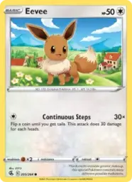 Reference image of Eevee, Fusion Strike