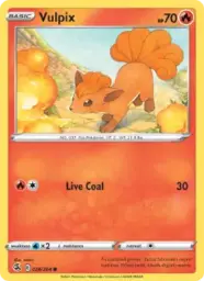 Reference image of Vulpix, Fusion Strike