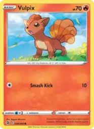 Reference image of Vulpix, Fusion Strike