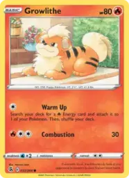 Reference image of Growlithe, Fusion Strike