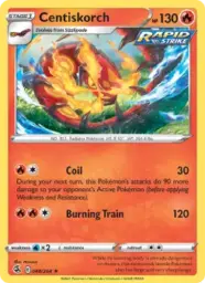 Reference image of Centiskorch, Fusion Strike