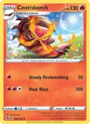 Reference image of Centiskorch, Fusion Strike