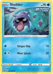 Reference image of Shellder, Fusion Strike