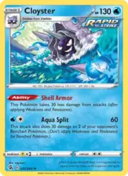 Reference image of Cloyster, Fusion Strike