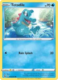 Reference image of Totodile, Fusion Strike