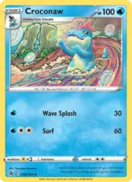 Reference image of Croconaw, Fusion Strike