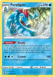 Reference image of Feraligatr, Fusion Strike