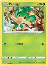 Reference image of Pansage, Fusion Strike