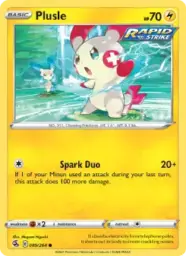 Reference image of Plusle, Fusion Strike