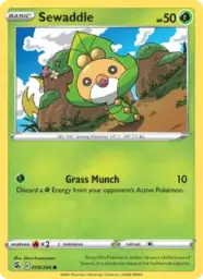 Reference image of Sewaddle, Fusion Strike